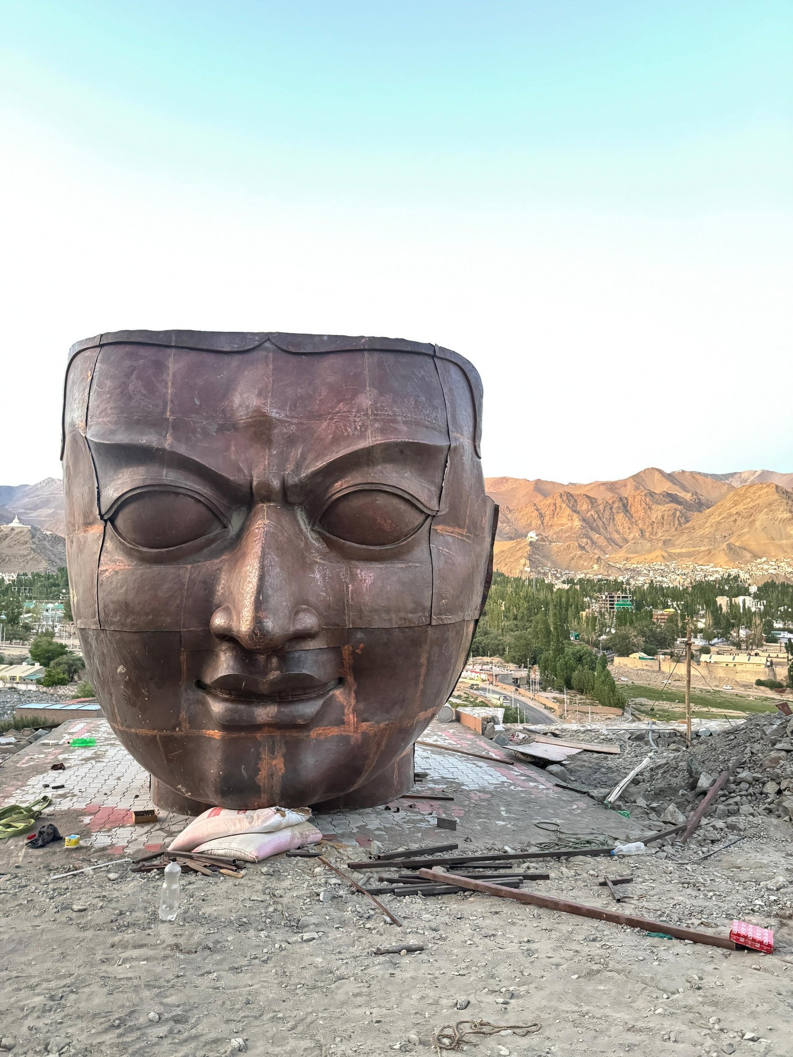 The Guru Padmasambhava statue head